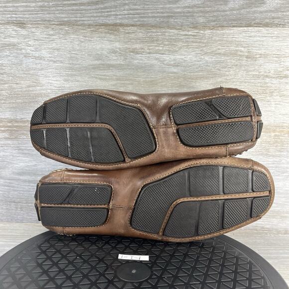 Clarks Men's Markman Way Brown Leather Driving Loafers Size 11 M - Picture 9 of 9